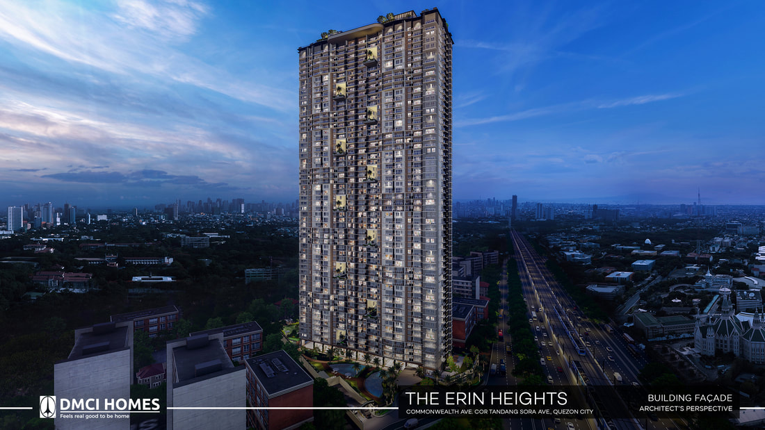 The Erin Heights — 54-level DMCI Homes condominium on Commonwealth Ave, Quezon City