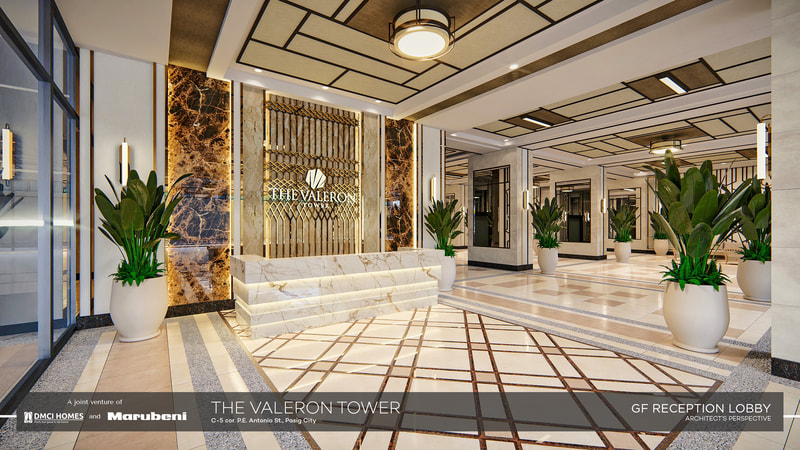 Grand reception lobby