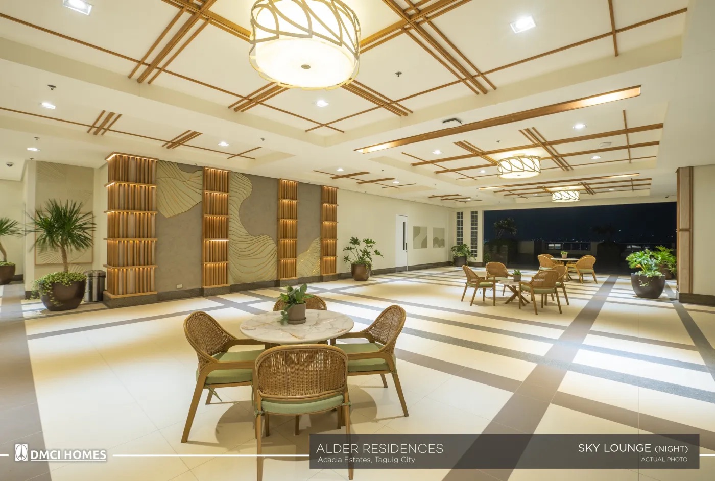 Alder Residences sky lounge, official DMCI Homes photo