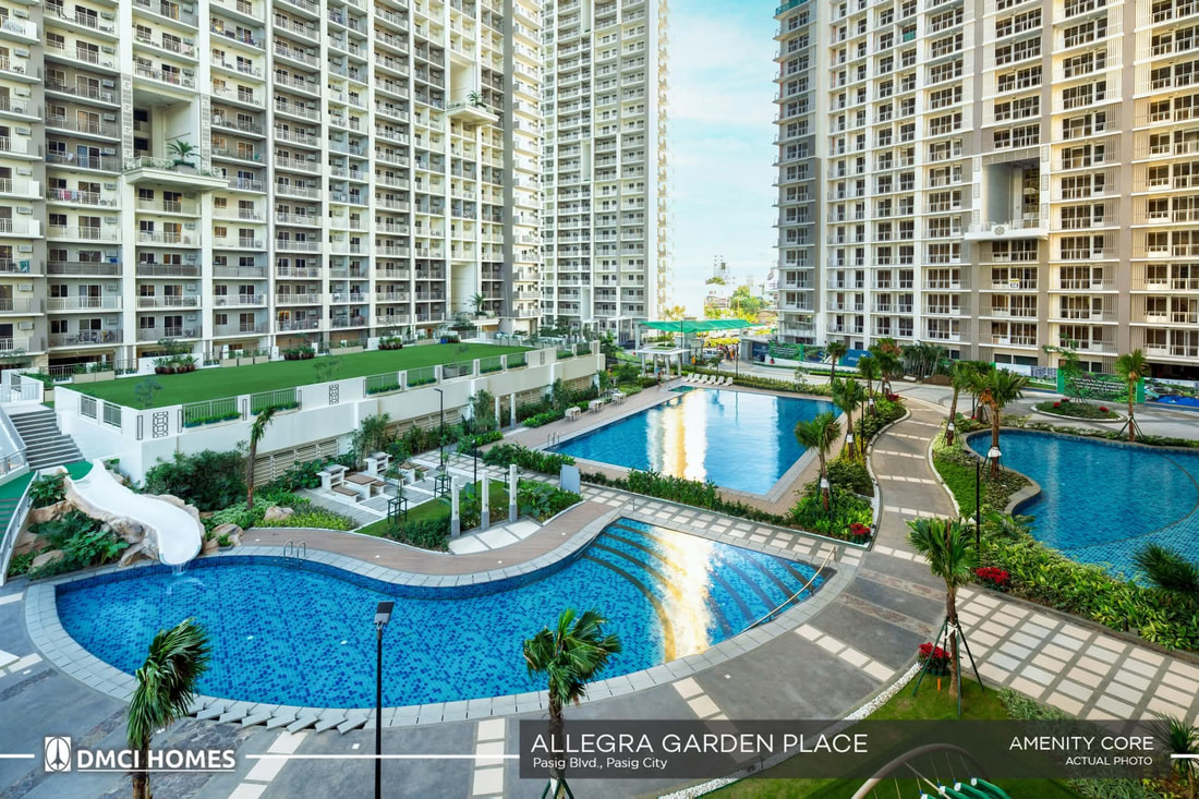 Allegra Garden Place tower view — DMCI Homes Pasig