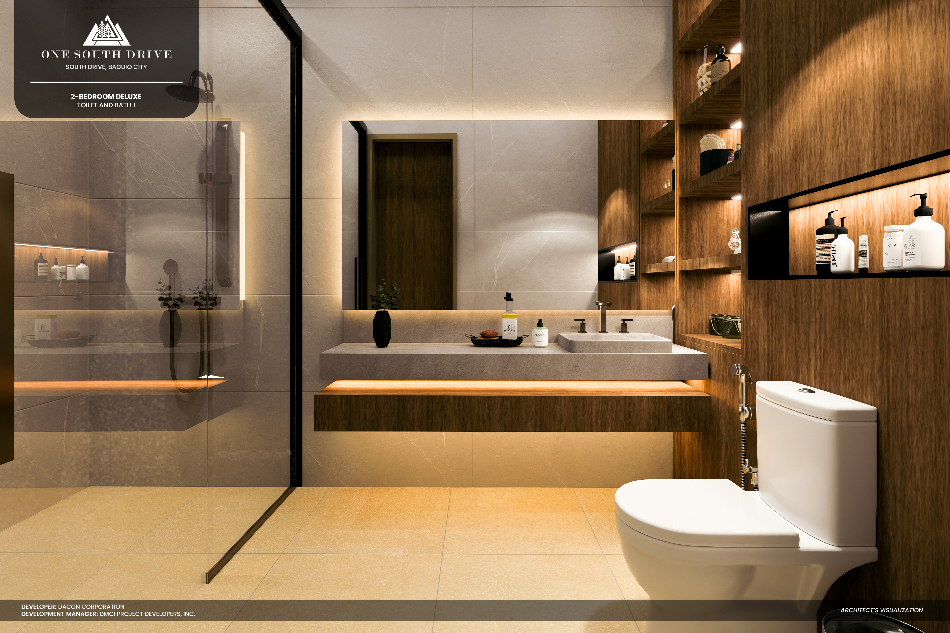 Bathroom — 2BR Deluxe, One South Drive
