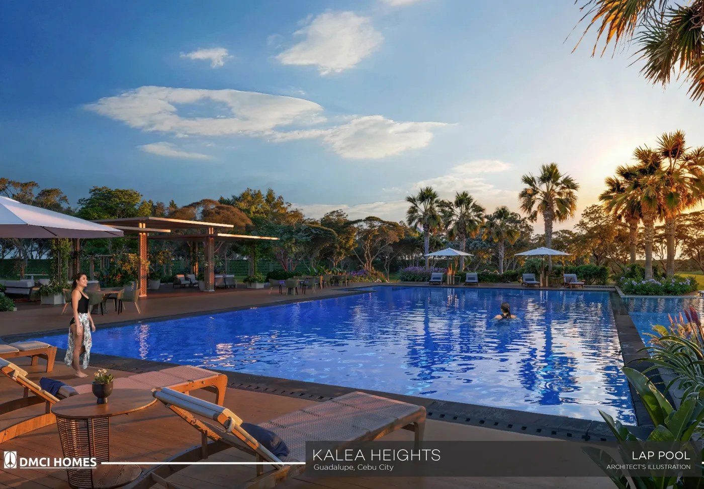 Kalea Heights lap pool render