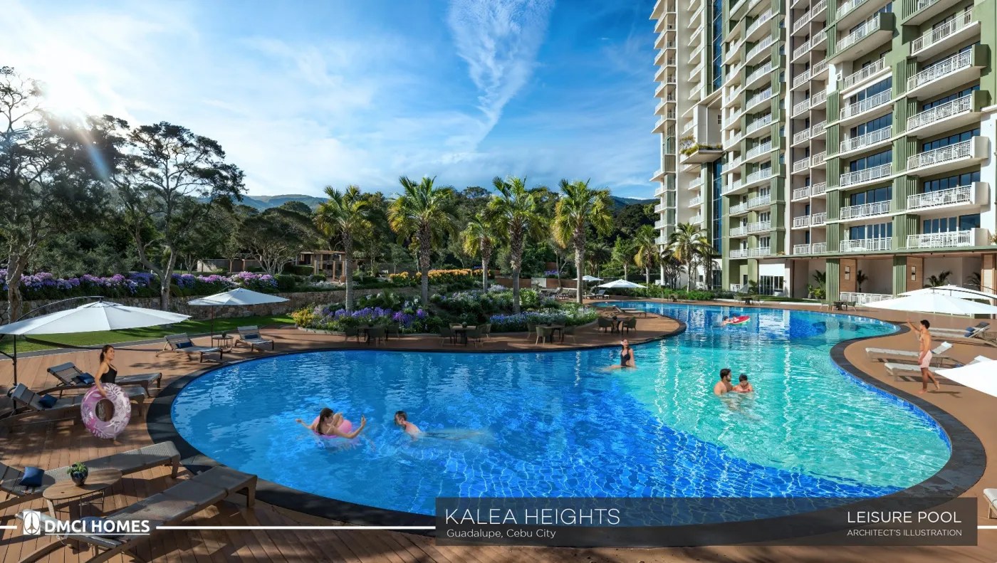 Kalea Heights leisure pool render