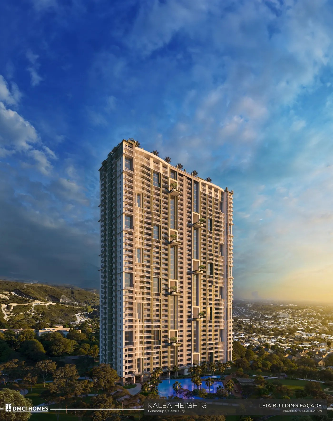 Kalea Heights by DMCI Homes — Leia Building perspective, Banawa, Cebu City