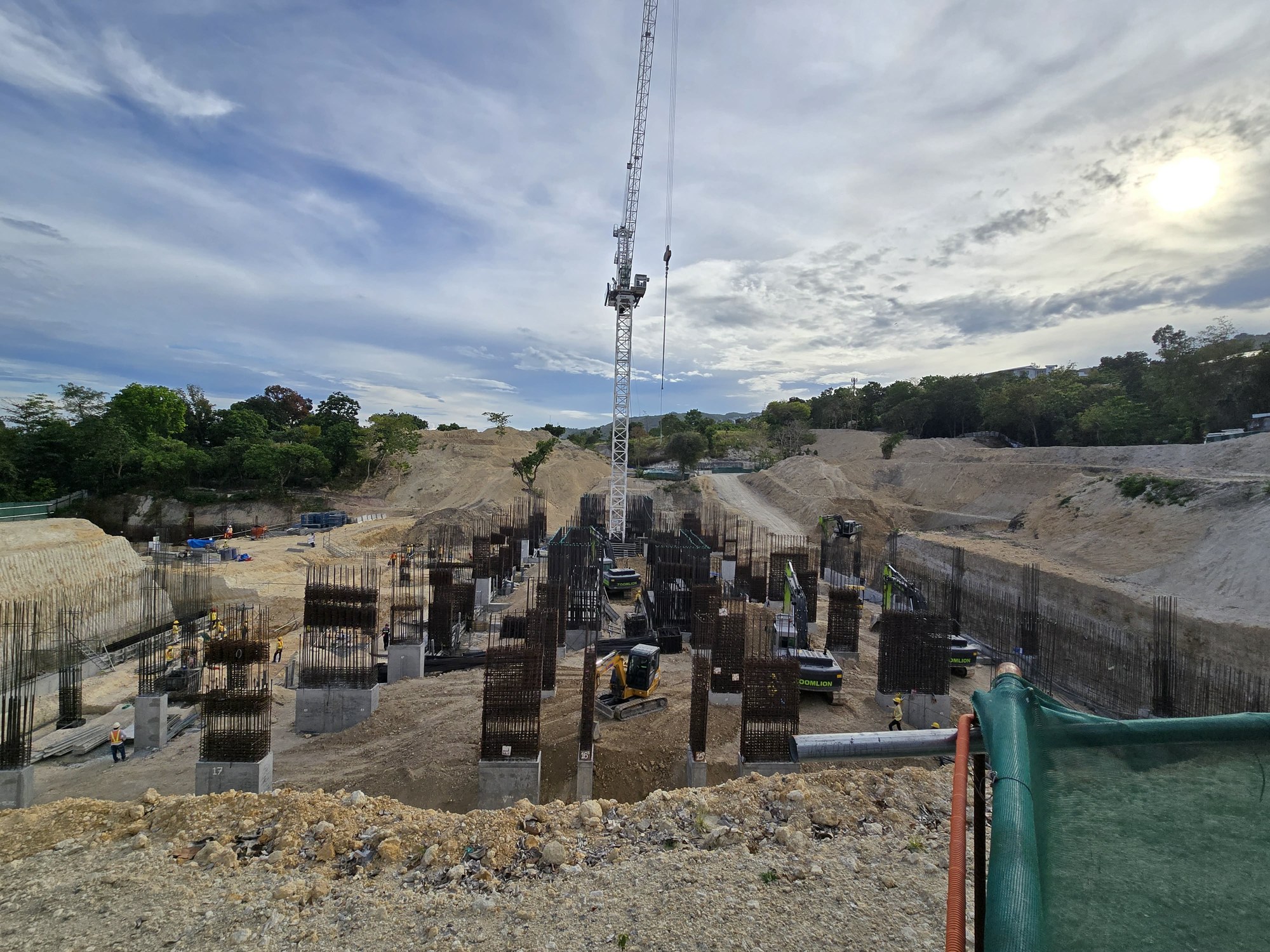 Kalea Heights basement and tower construction progress