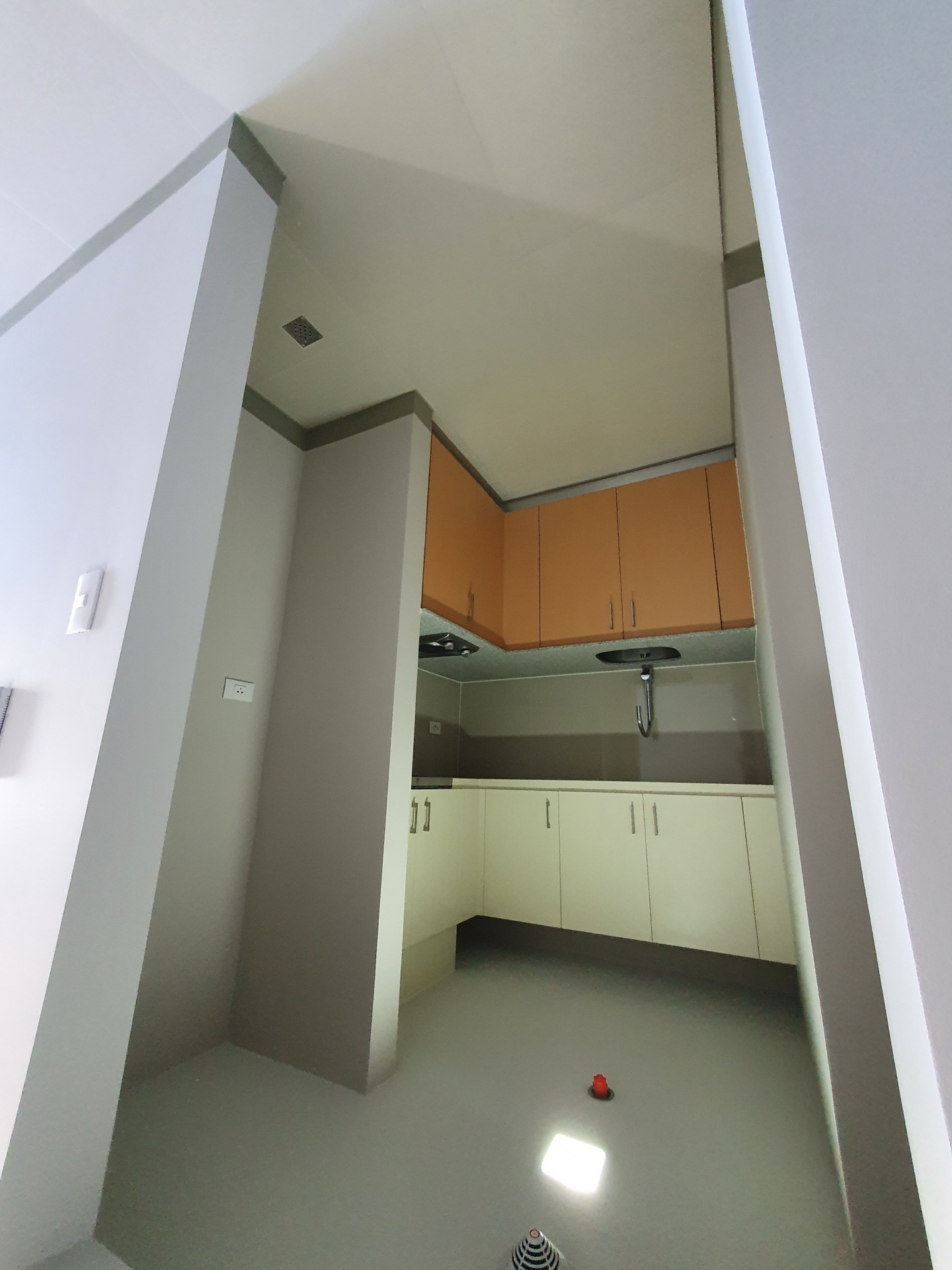 Uptown Parksuites Tower 2 Type U unit — bare kitchen area